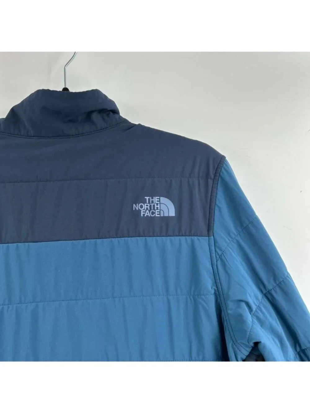 The North Face Mountain Sweatshirt 3.0 Anorak Jacket Men's Medium Blue Quilted